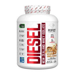 PERFECT Sports, Diet, новозеландский сывороточный изолят, пенистый чай, коричневый сахар, 2,27 кг (5 фунтов)