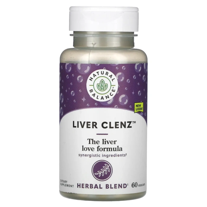 Natural Balance, Liver Clenz, 60 растительных капсул