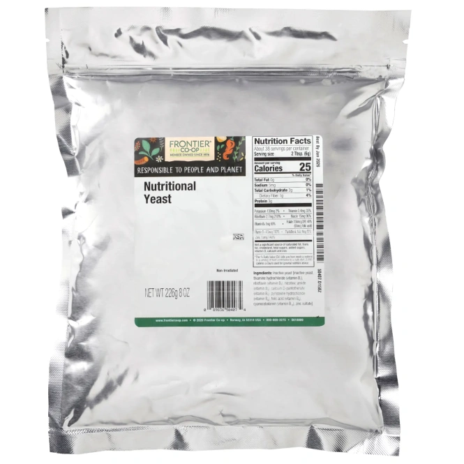 Frontier Co-op, Пищевые дрожжи, 226 г (8 унций)