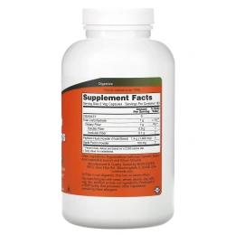 Now Foods, Шелуха семян подорожника в капсулах, 700 мг, 360 вегетарианских капсул