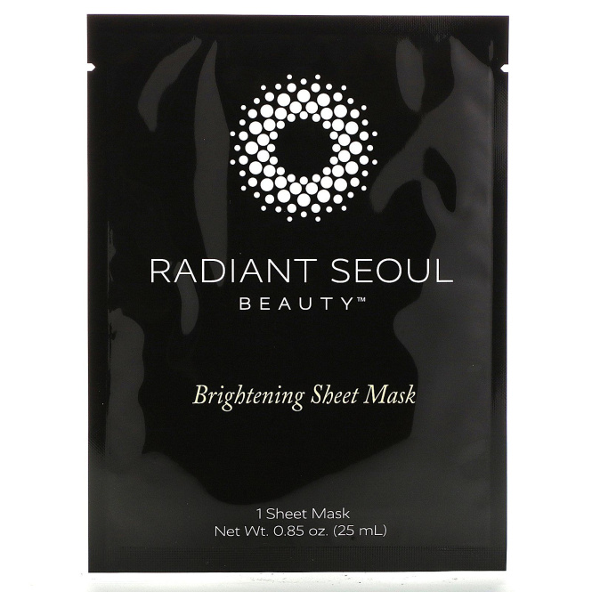 Radiant Seoul, осветляющая тканевая маска, 1 шт., 25 мл (0,85 унции)