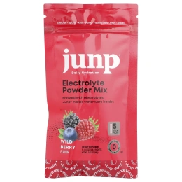 JUNP Hydration, электролитная порошковая смесь, со вкусом лесных ягод, 5 пакетиков по 3,8 г (0,13 унции)