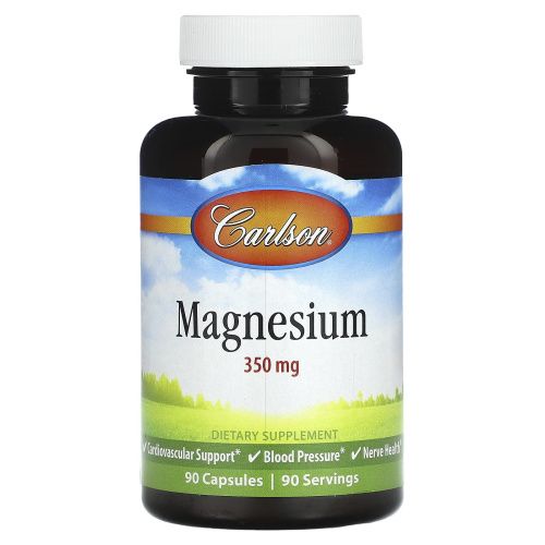Carlson, Магний (350 мг) 90 капсул