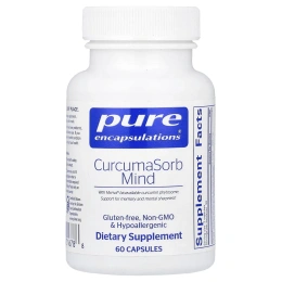 Pure Encapsulations, CurcumaSorb Mind, 60 Capsules