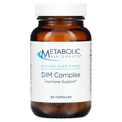 Metabolic Maintenance, Комплекс DIM, Дииндолилметан с коферментами, 60 капсул