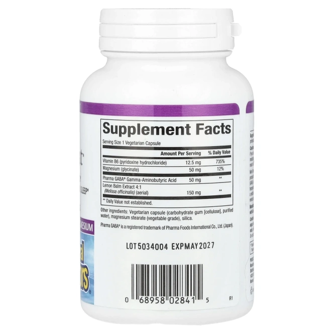 Natural Factors, Стресс-релакс, освобождение ума, 60 капсул