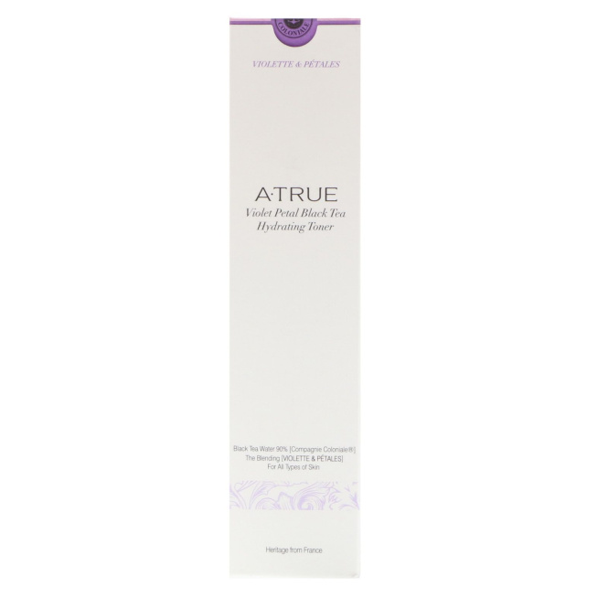 ATrue, Тоник для лица, фиолетовый лепесток черного чая, 180 мл