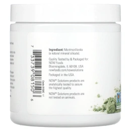 Now Foods, Solutions, порошок из европейской глины, очиститель для лица, 6 унц. (170 г)