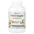 Micro Ingredients, фрукты и овощи с пробиотиками, 240 вегетарианских капсул
