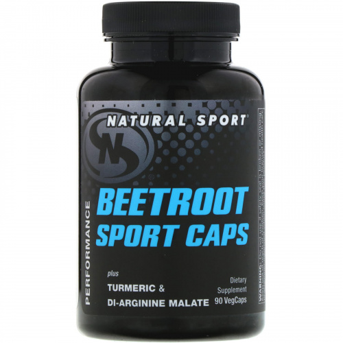 Natural Sport, Капсулы для спортсменов со свеклой, 90 капсул с оболочкой из ингредиентов растительного происхождения