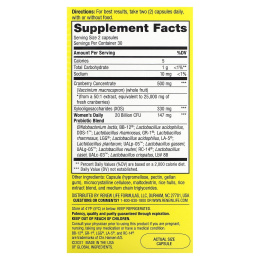 Renew Life, Пробиотики, ежедневный прием для женщин с клюквой, 20 млрд КОЕ, 60 вегетарианских капсул