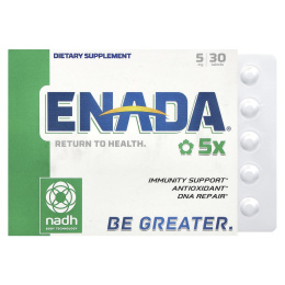 ENADA, The Energizing Co-Enzyme 1, Vitality+, 5 мг, 30 таблеток