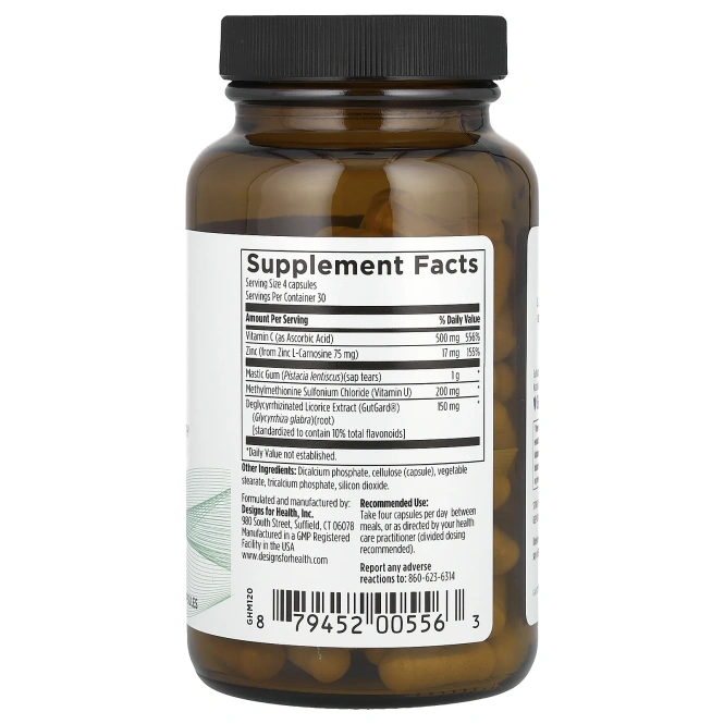 Designs For Health, GastroMend-HP™, 120 Vegetarian Capsules