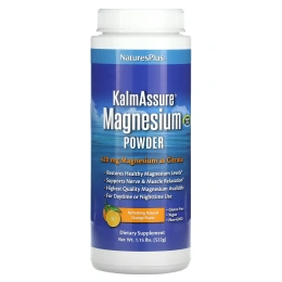 Nature's Plus, Kalmassure, Порошок Цитрата Магния, Апельсиновый Вкус, 400 мг, 1,15 фунта (522 г)