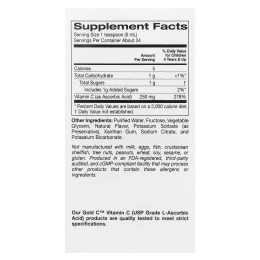 California Gold Nutrition Children's Liquid Gold Vitamin C со вкусом натурального апельсина, 4 ж. унц.(118 мл)