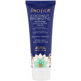 Pacifica, Coconut Probiotic, Technology Water Rehab Cream 1 fl oz (29 ml)