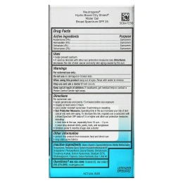 Neutrogena, Hydro Boost City Shield, солнцезащитное средство на гелевой основе, SPF 25, 48 г (1,7 унции)