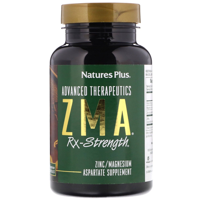 Nature's Plus, Advanced Therapeutics, ZMA Rx-Strength, 90 Vegetarian Capsules