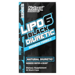 Nutrex Research, LIPO-6 Black Diuretic, 80 Black-Caps