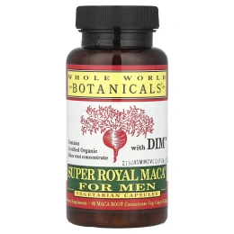 Whole World Botanicals, Super Royal Maca для мужчин, 500 мг, 90 растительных капсул