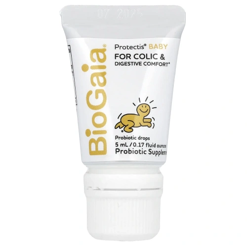BioGaia, Protectis Baby, пробиотик в каплях для детей, 100 млн КОЕ, 5 мл (0,17 жидк. унции)