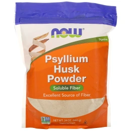 NOW Foods, порошок из шелухи семян подорожника, 24 унции (680 г)