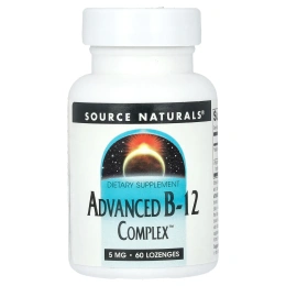 Source Naturals, Улучшенный комплекс B-12, 5 мг, 60 таблеток