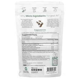 Micro Ingredients, Tongkat Ali+ для мужчин, 240 капсул