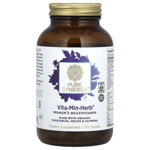 The Synergy Company, Vita·Min·Herb, Мультивитамины для женщин 120 таблеток