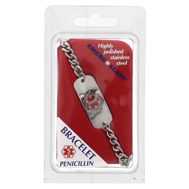 Emerge-Alert, фитнес-браслет от аллергии на пенициллин, 1 шт.