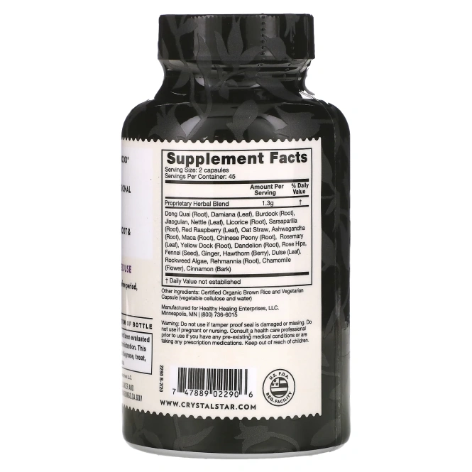 Crystal Star, Female Harmony (женская гармония), 90 вегетарианских капсул