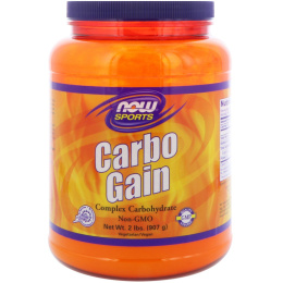 Now Foods, Спорт, Carbo Gain, 2 фунта (907 г)