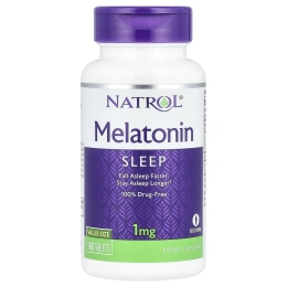 Natrol, Мелатонин, 1 мг, 180 таблеток