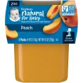 Gerber, Персик, 2nd Foods, 2 пакетика по 113 г (4 унции)