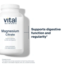 Vital Nutrients, цитрат магния, 200 веганских капсул (150 мг в 1 капсуле)
