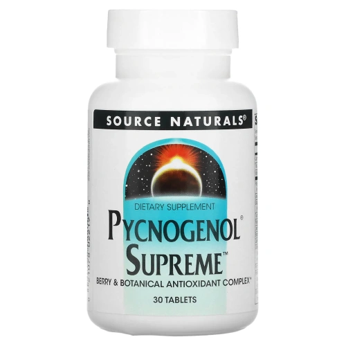 Source Naturals, Пикногенол максимальный 30 таблеток