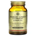 Solgar, Bilberry Ginkgo Eyebright Complex, 60 вегетарианских капсул