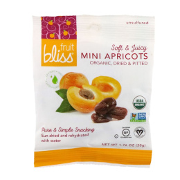 Fruit Bliss, Organic Turkish Apricots, 12 Mini-Packs, 1.76 oz (50 g) Each