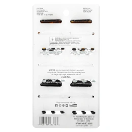 Scunci, Заколки-крабы Effortless Beauty, разные цвета, 6 штук