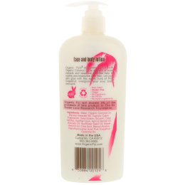 Organic Fiji, Лосьон для лица и тела с органическим кокосовым маслом, розовый грейпфрут, 12 унций (354 мл)