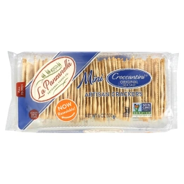 La Panzanella, ремесленные мини-крекеры Croccantini, оригинальная морская соль, 170 г (6 унций)