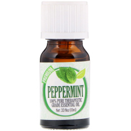 Healing Solutions, На 100% чистое эфирное масло терапевтического качества, перечная мята, 10 мл