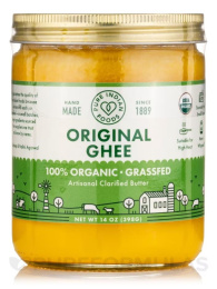 Pure Indian Foods, Оригинальное топленое масло - 100% органическое (растительное) 14 унций