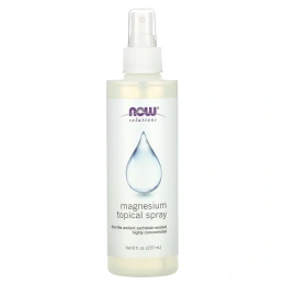 Now Foods, Спрей с хлоридом магния для наружного использования, 237 мл