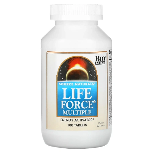 Source Naturals, Мультивитамин Life Force, 180 таблеток