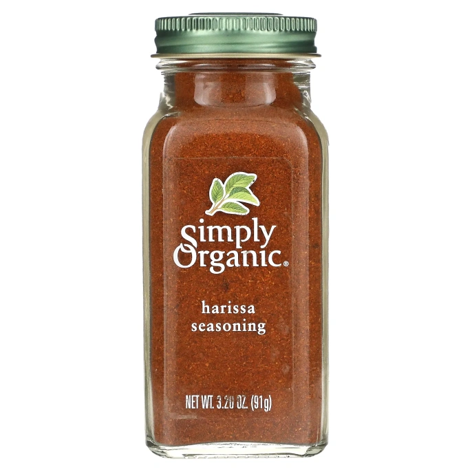 Simply Organic, Приправа харисса, 91 г