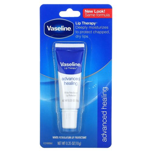 Vaseline, Lip Therapy, Advanced Healing Skin Protectant, 0.35 oz (10 g)