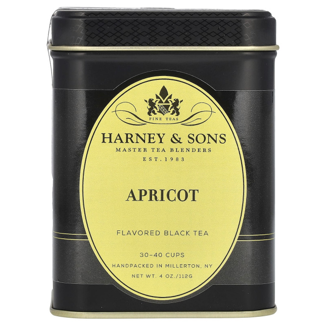 Harney & Sons, черный чай, абрикос, 112 г (4 унции)