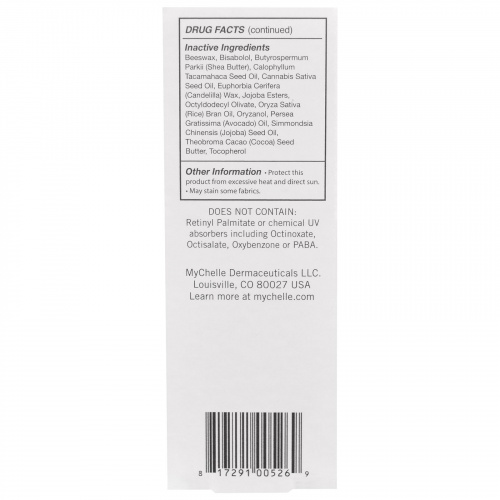 MyChelle Dermaceuticals, Прозрачный солнцезащитный карандаш, SPF 50, для нормальной кожи, 0,5 жидкой унции (15 мл)