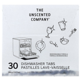 The Unscented Company, Таблетки для посудомоечной машины, 30 таблеток, 360 г (12,7 унции)